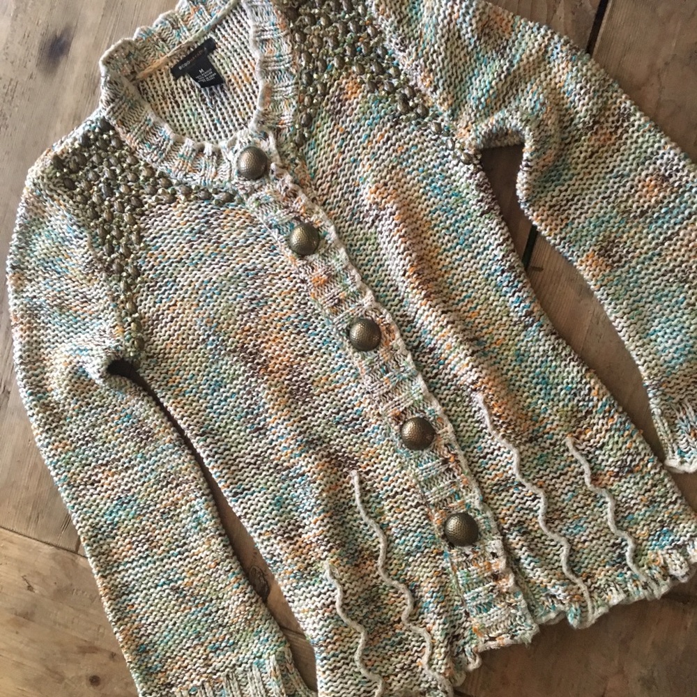 BCBG KNIT CARDIGAN